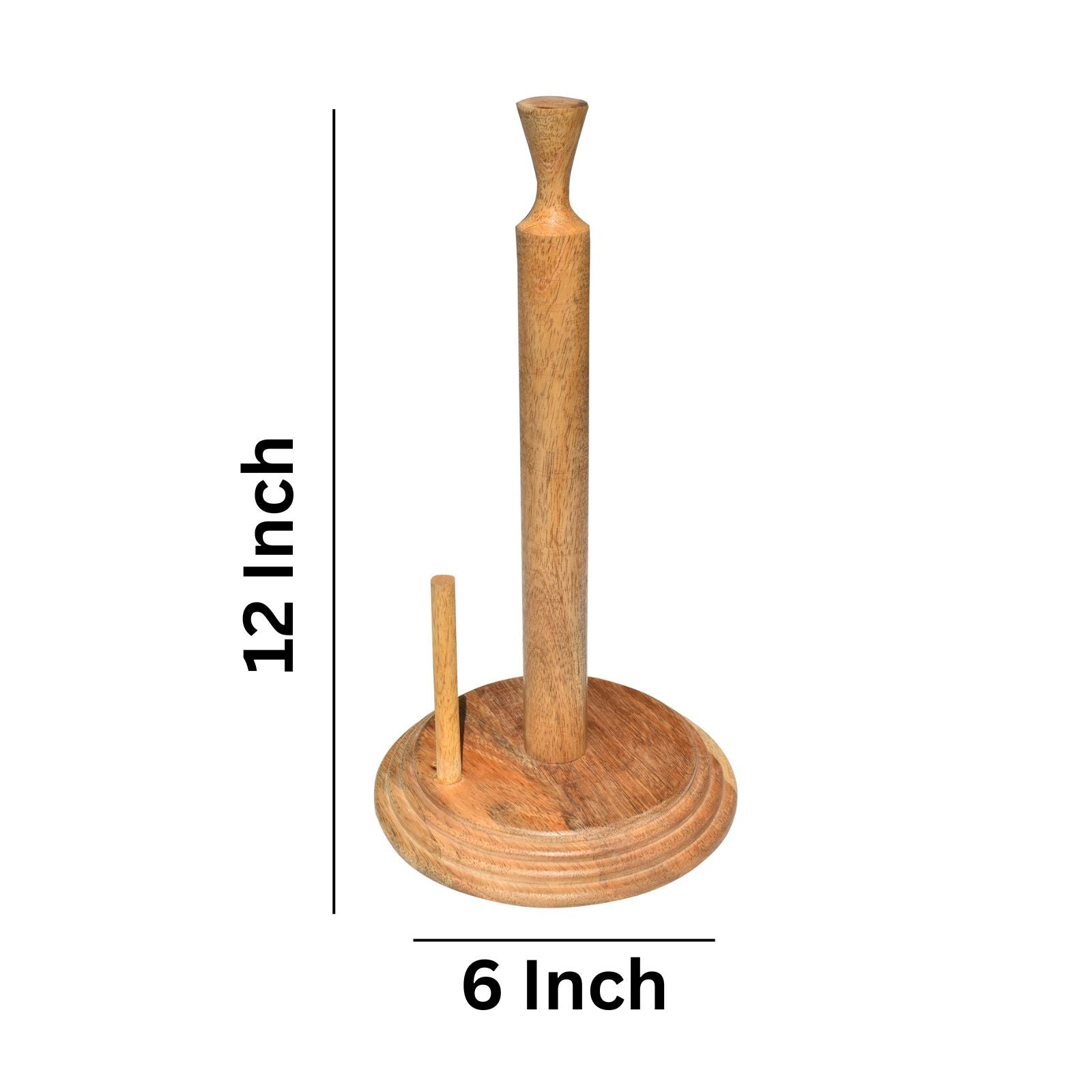 Natural wooden sleek carving Kitchen Towel Holder