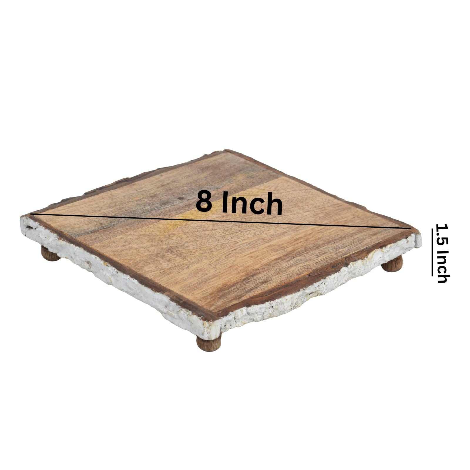 Bark Wooden edges squire Trivet