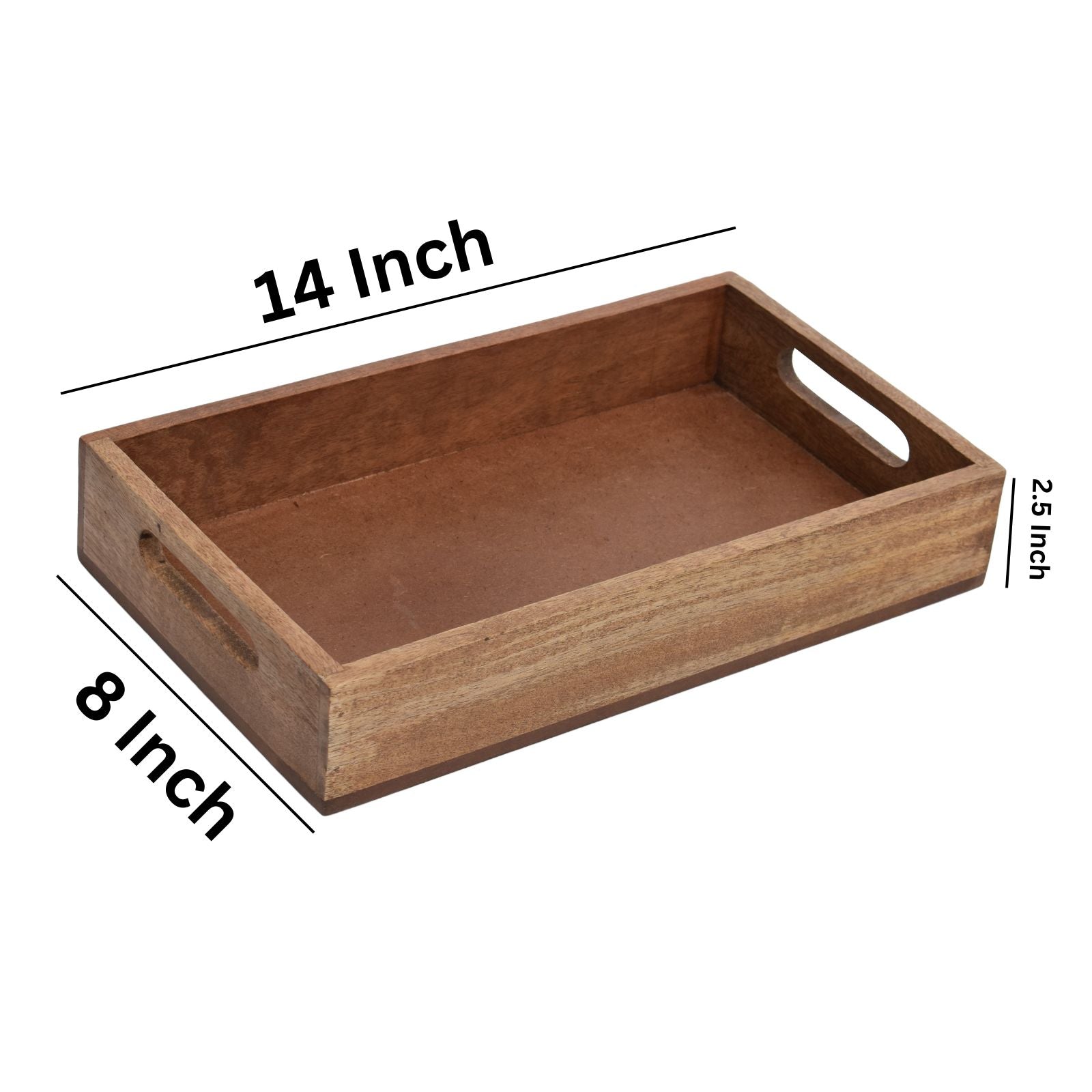 Classic Wooden Tray S/3
