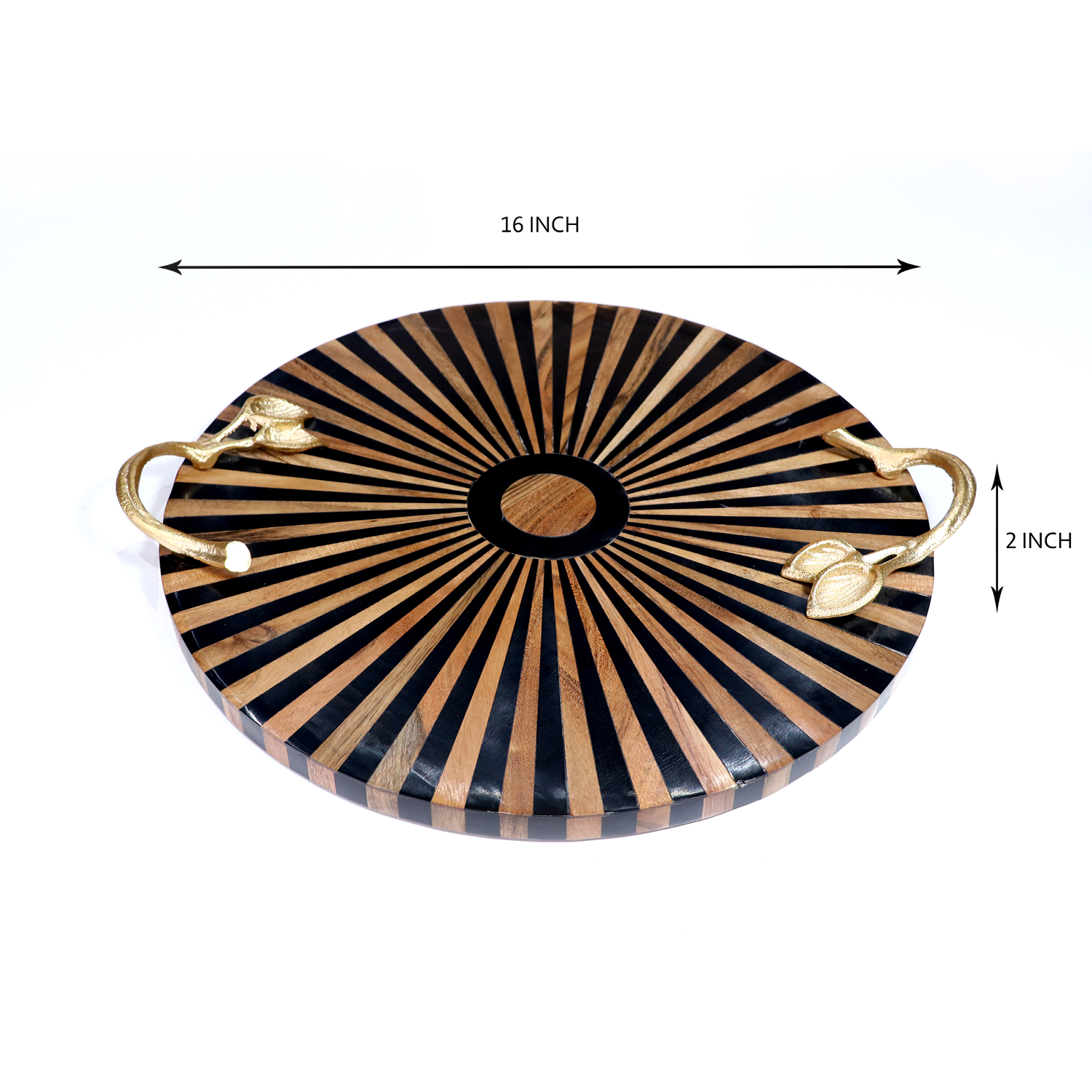 Resin Wooden tray (GD6082)