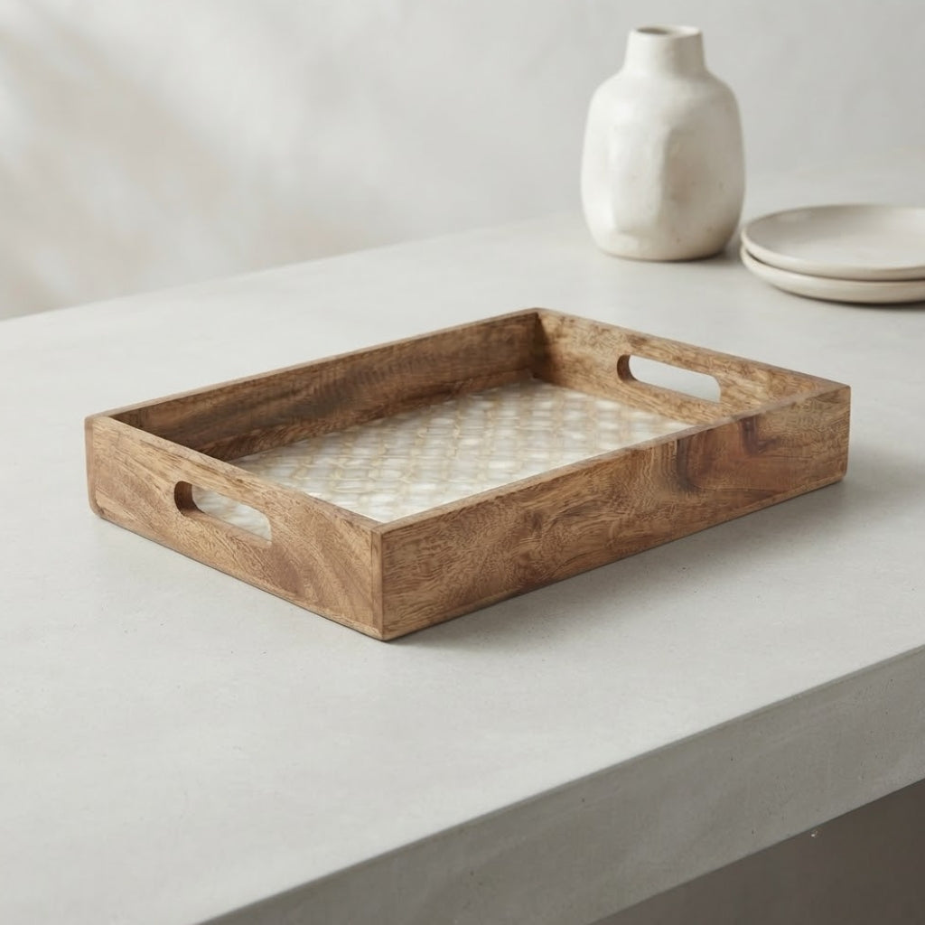 Decal Wooden Tray (GD6066)
