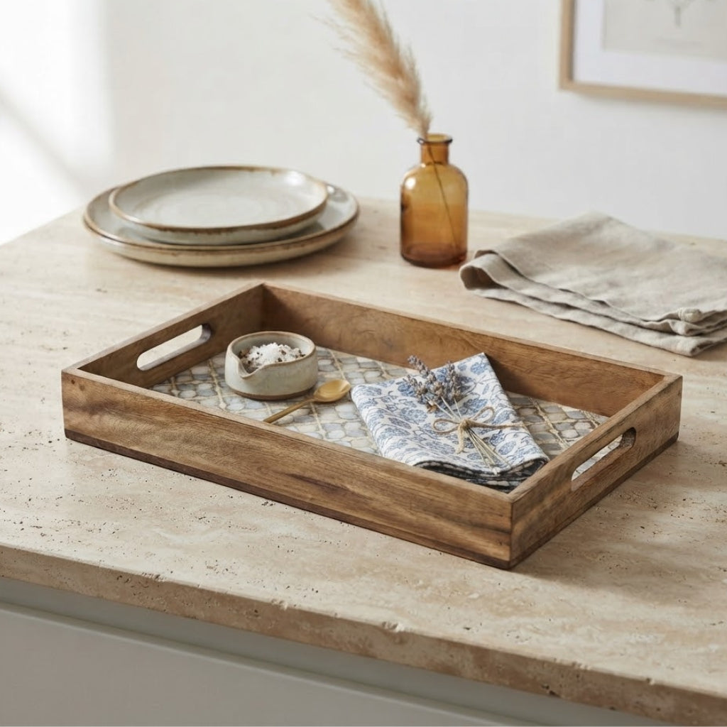 Decal Wooden Tray (GD6066)