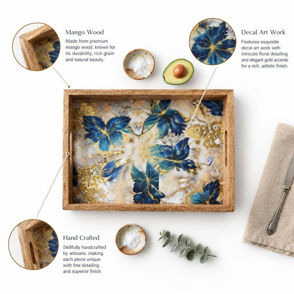 Decal Wooden Tray (GD6068)
