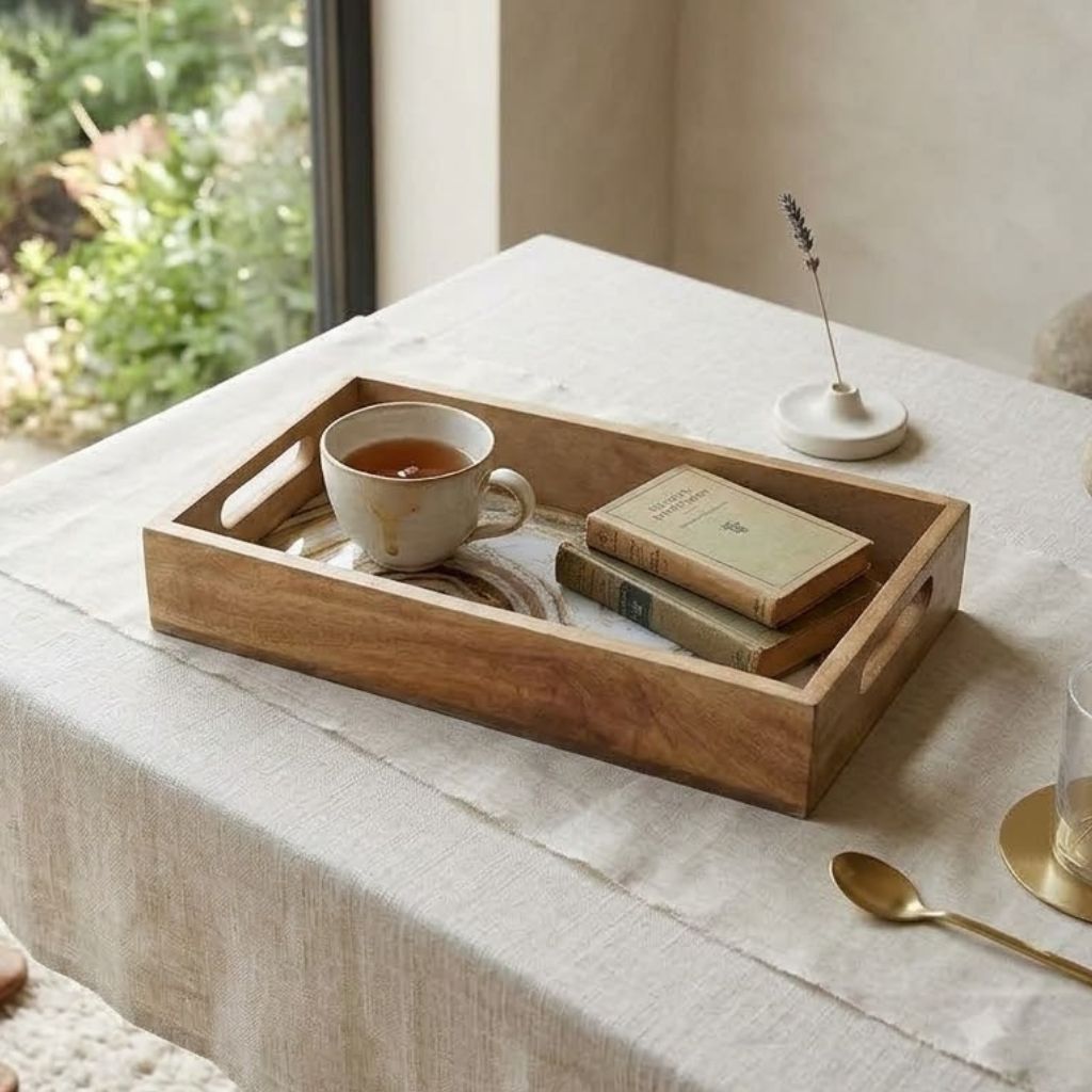 Decal Wooden Tray (GD6071)