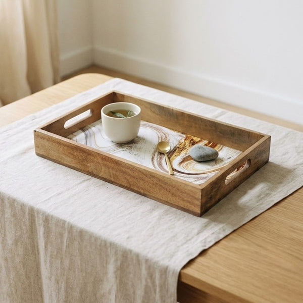 Decal Wooden Tray (GD6072)