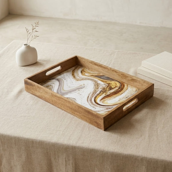 Decal Wooden Tray (GD6073)