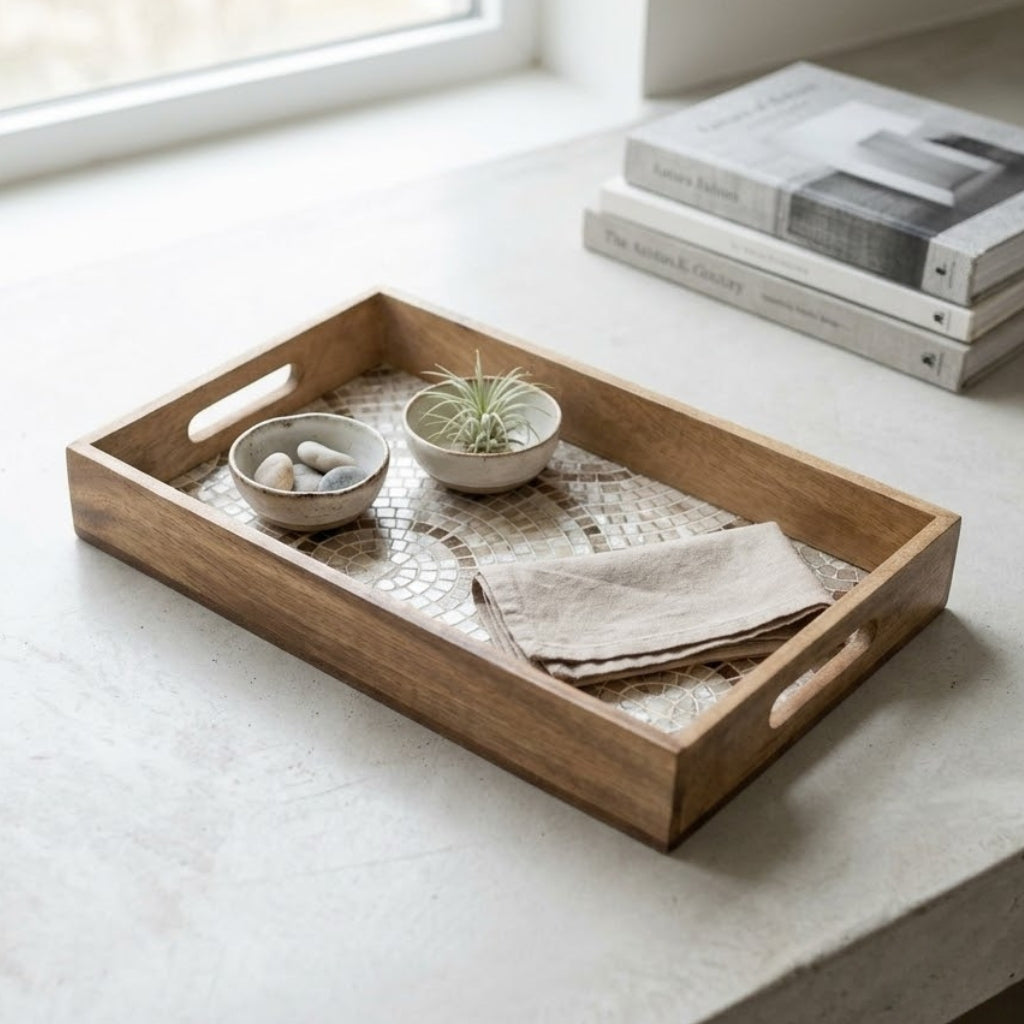 Decal Wooden Tray (GD6075)