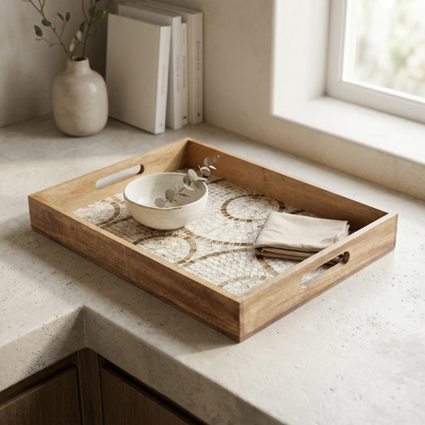 Decal Wooden Tray (GD6076)