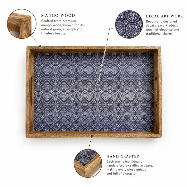 Decael Wooden Tray (GD6078)