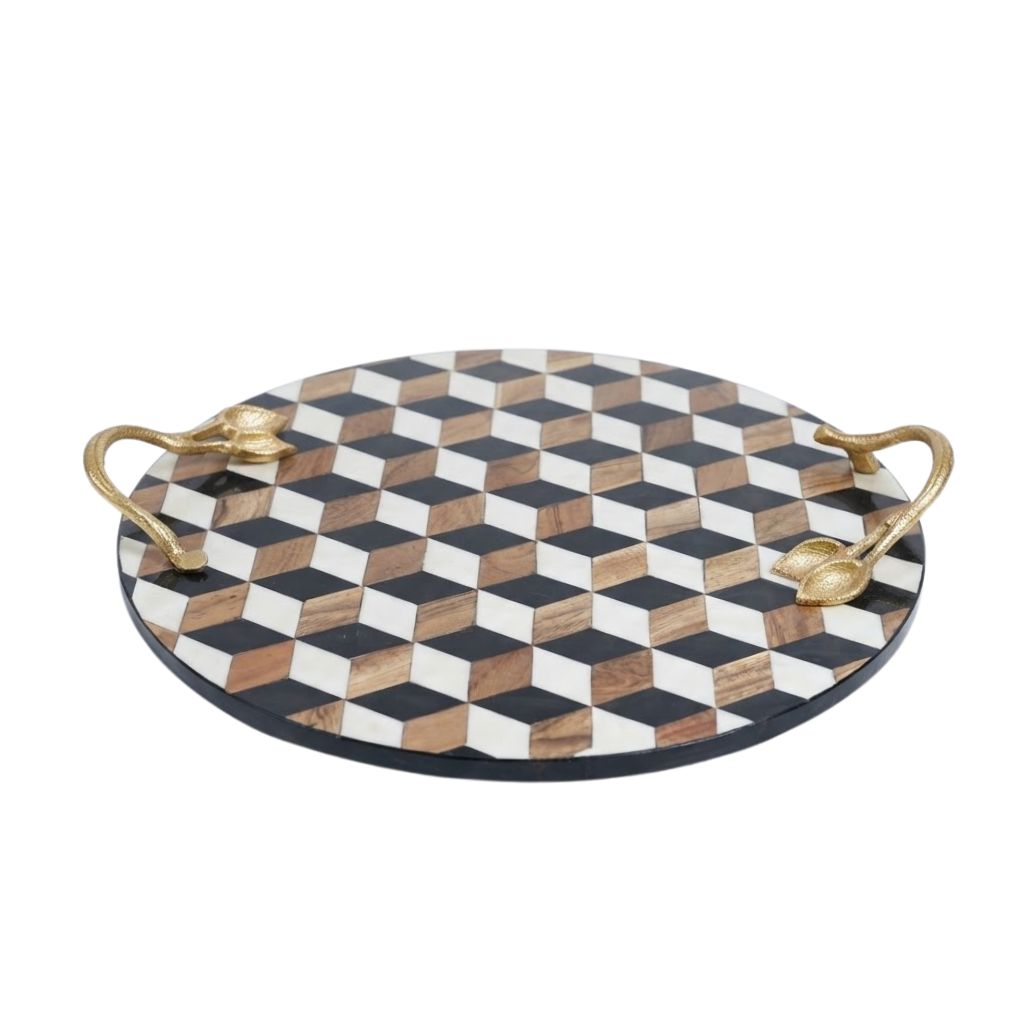 Resin Wooden tray (GD6080)