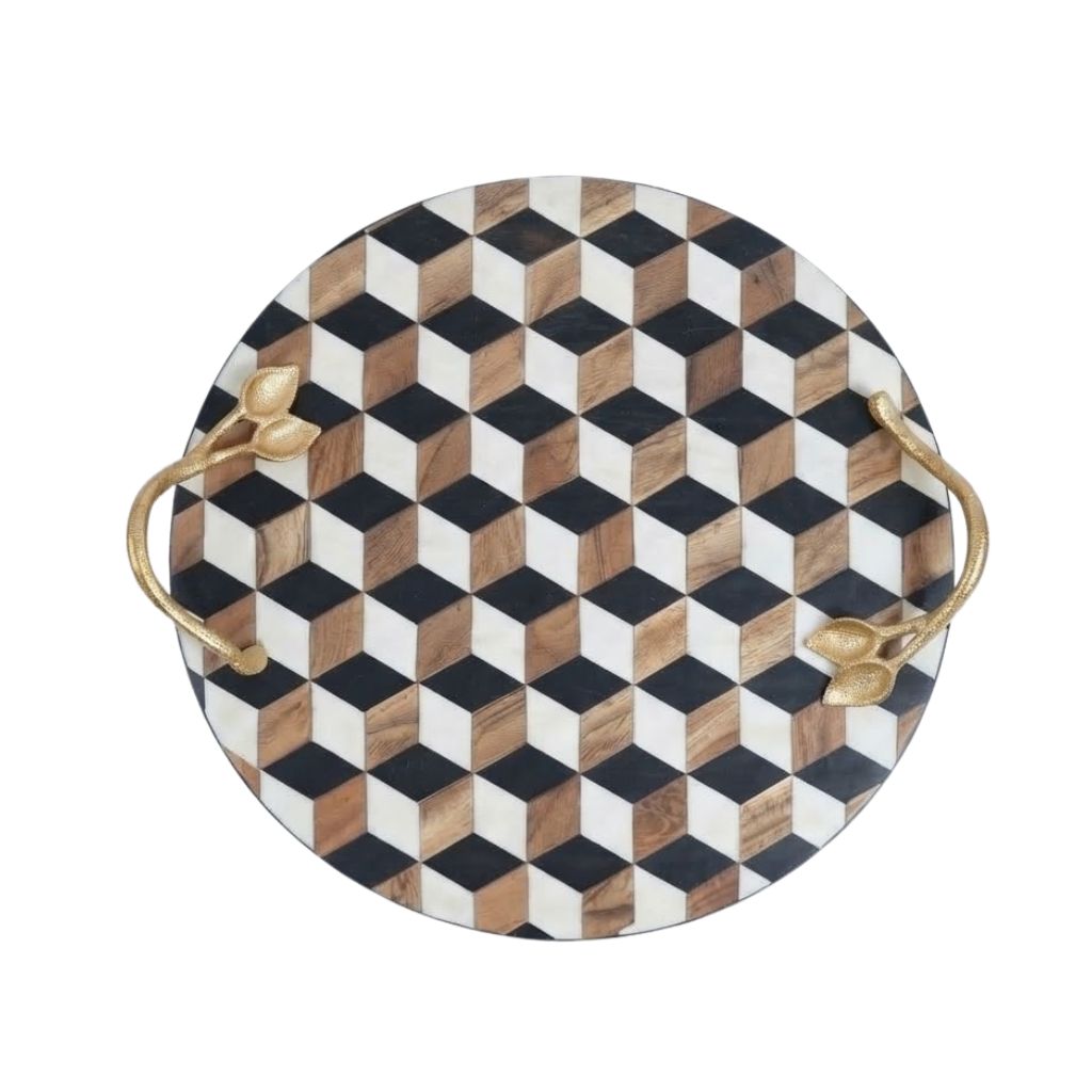 Resin Wooden tray (GD6080)
