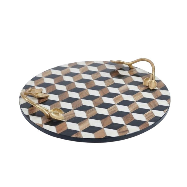Resin Wooden tray (GD6080)