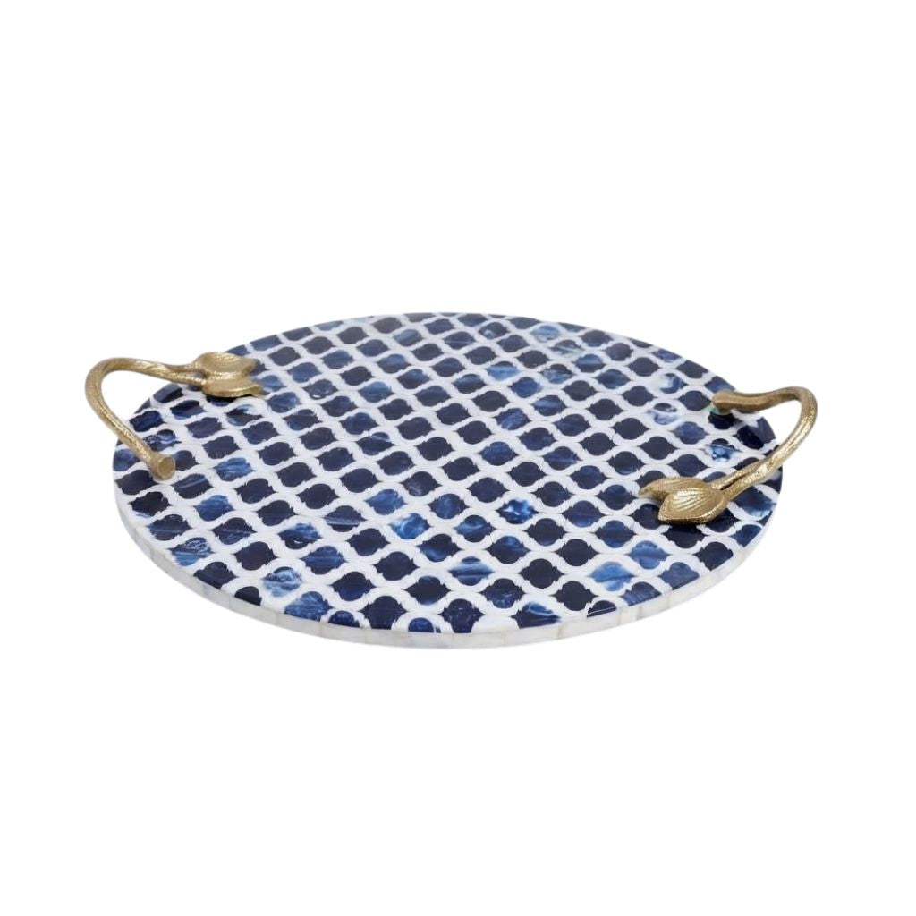Resin Wooden tray (GD6081)