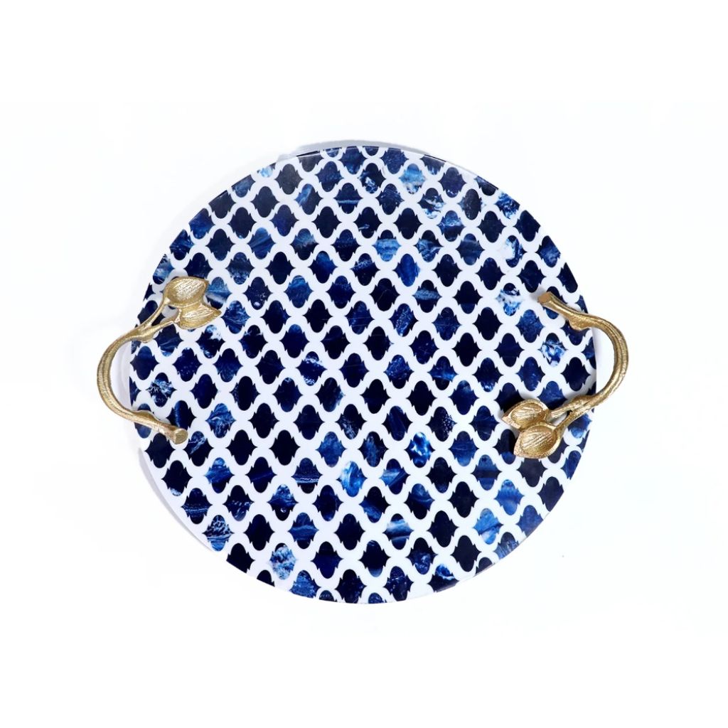Resin Wooden tray (GD6081)