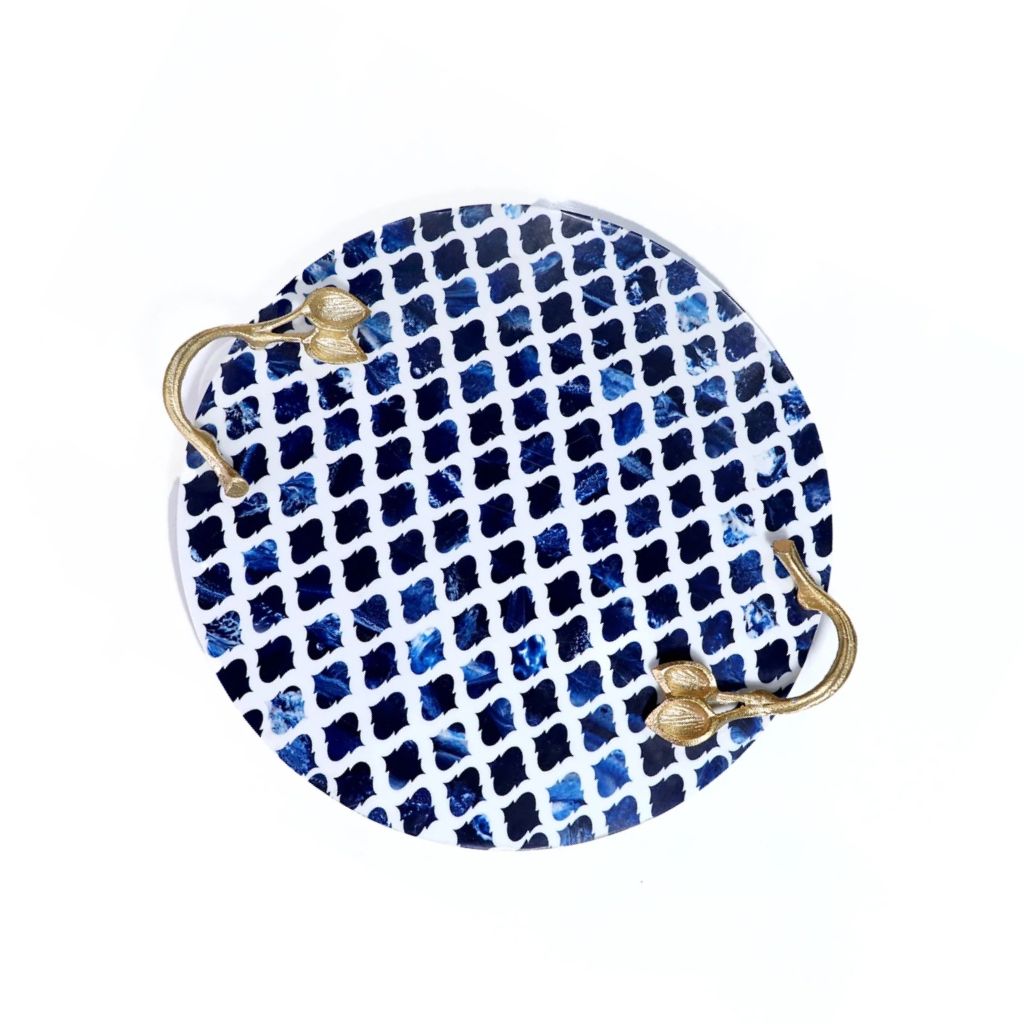 Resin Wooden tray (GD6081)