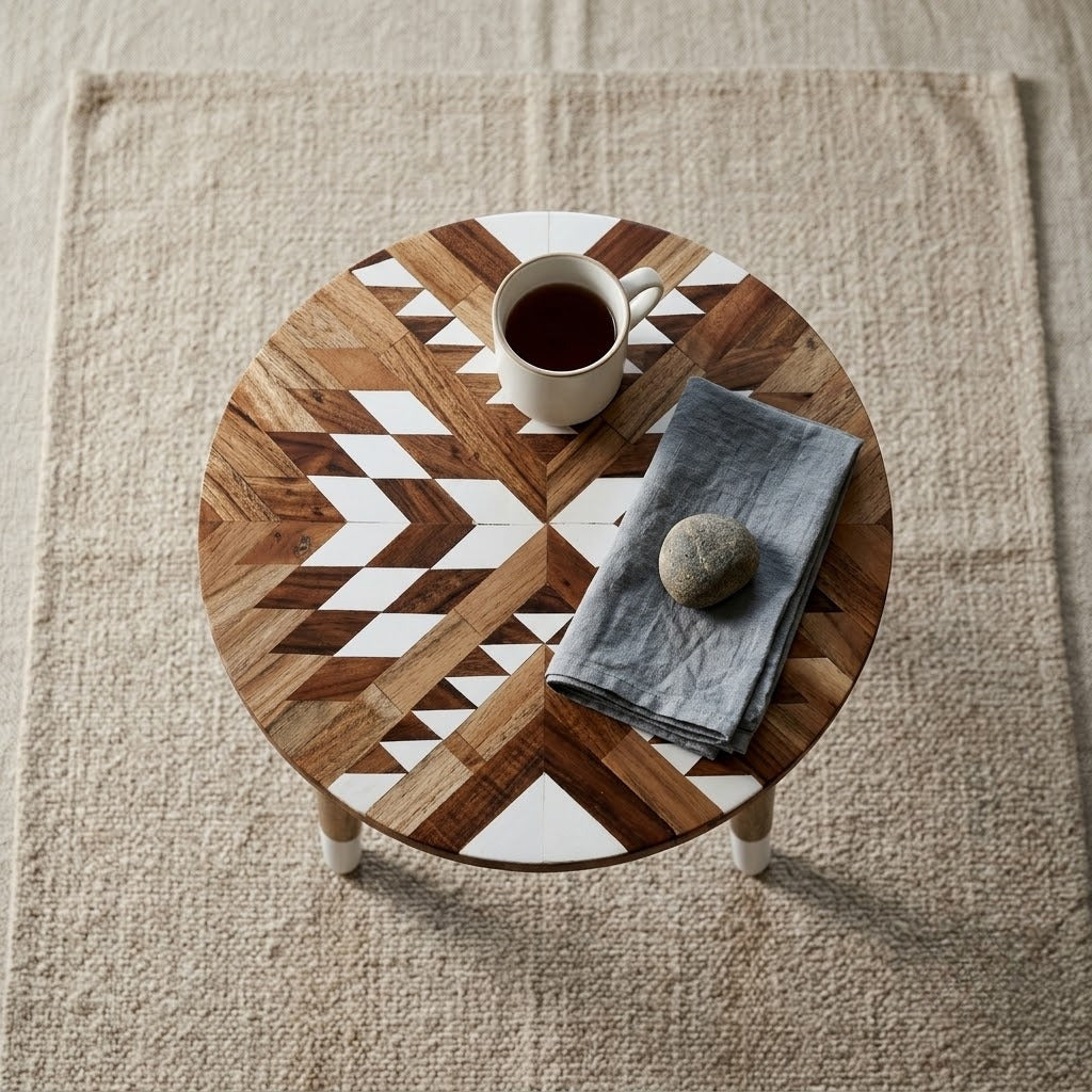 Resin Wooden table (GD6084)