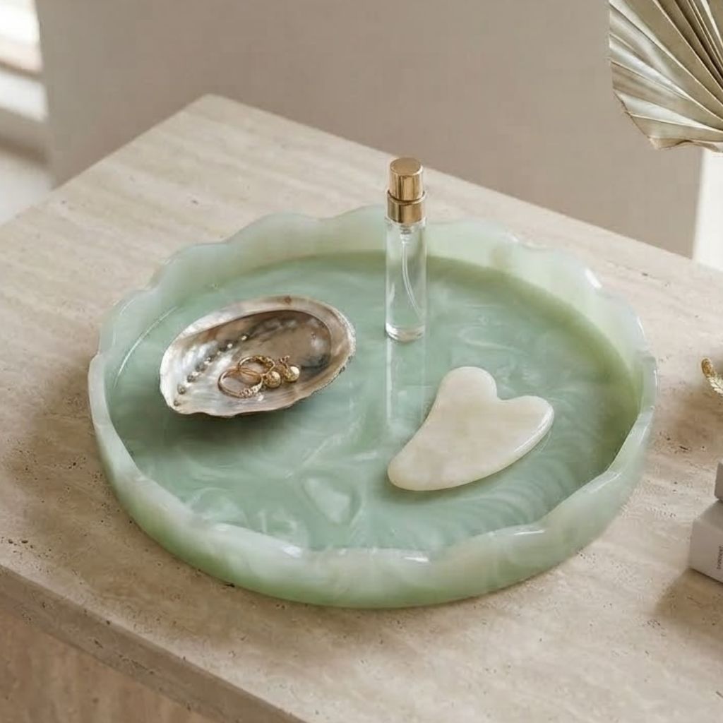 Resin Wooden tray (GD6087)