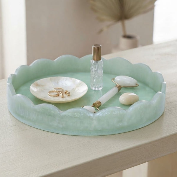Resin Wooden tray (GD6087)