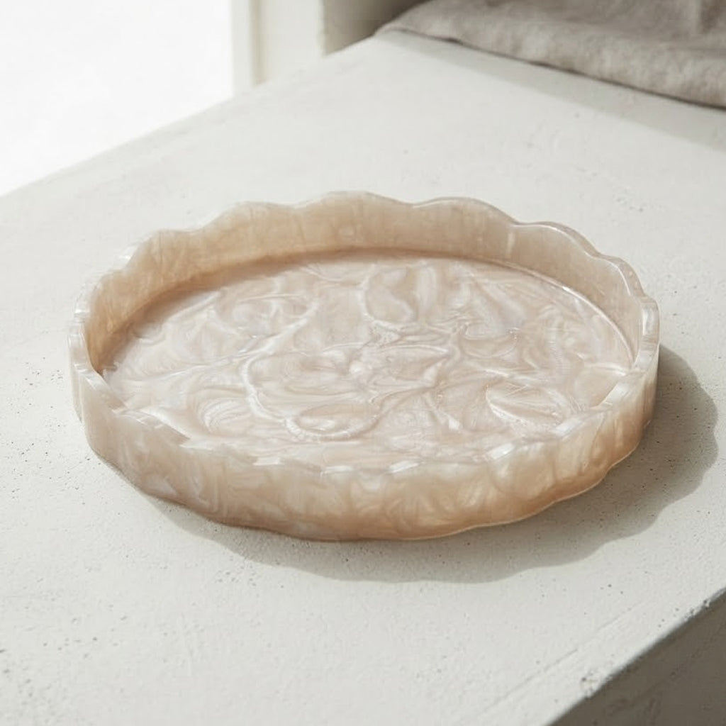 Resin Wooden tray (GD6088)