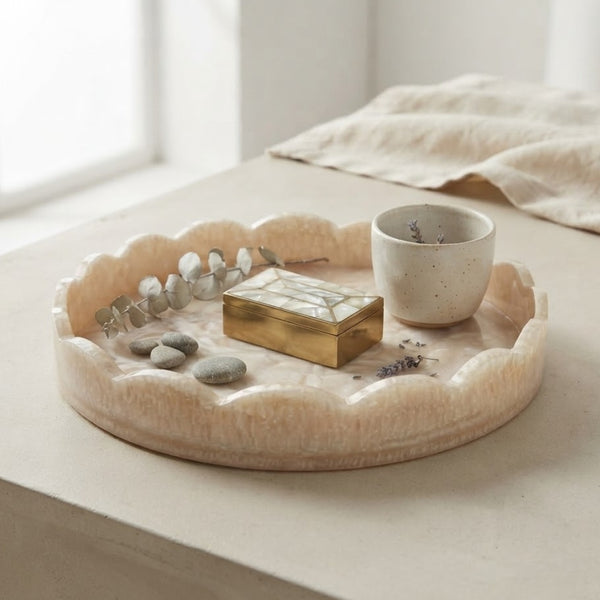 Resin Wooden tray (GD6088)