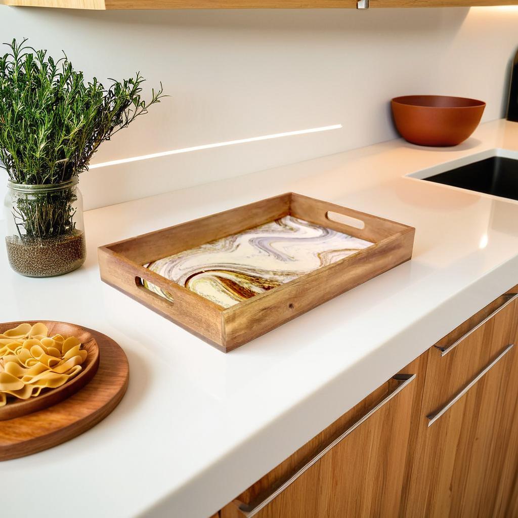 Decal Wooden Tray (GD6073)