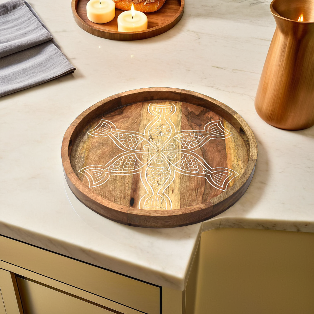 Wooden Carved  Tray
