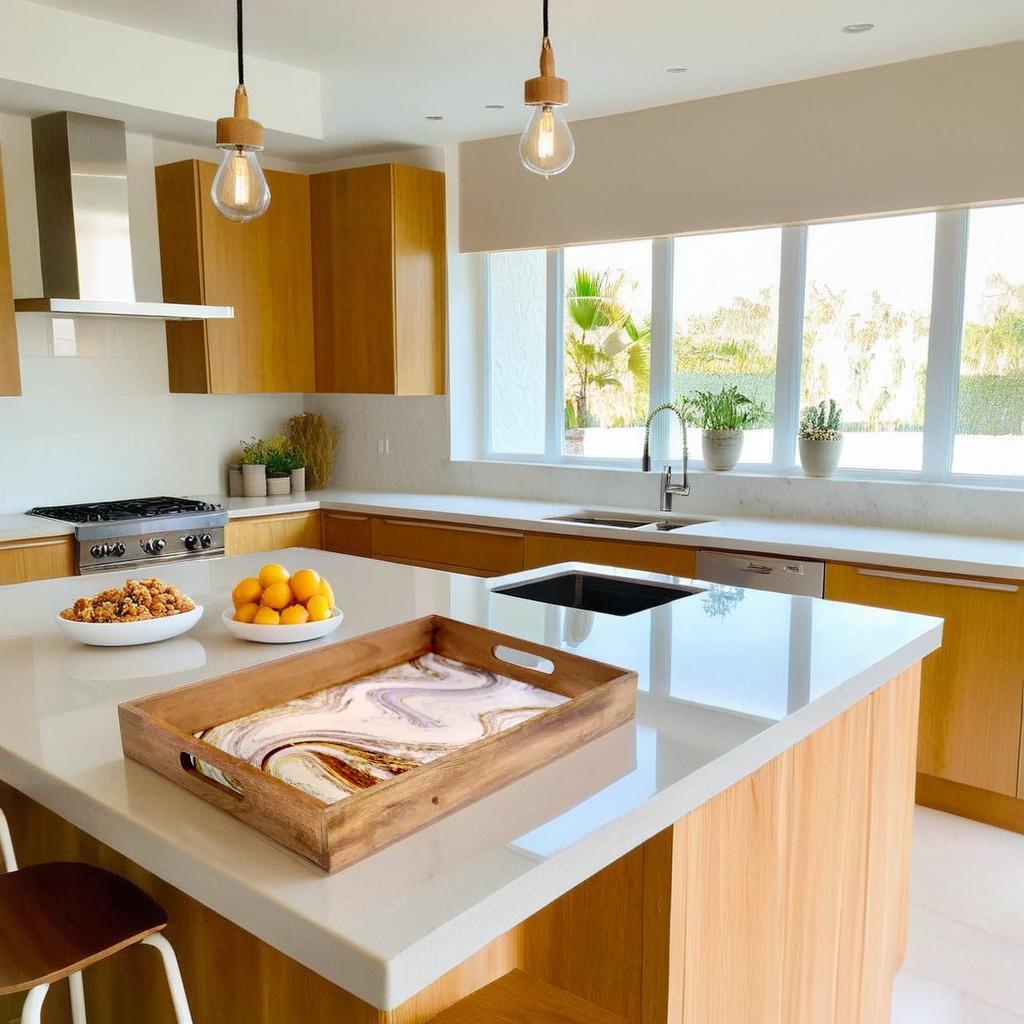 Decal Wooden Tray (GD6072)