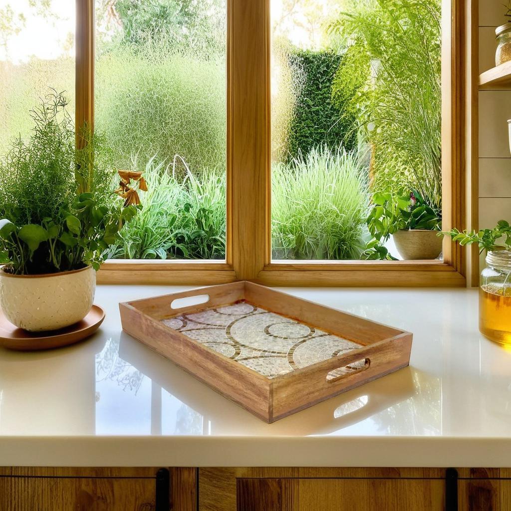 Decal Wooden Tray (GD6076)