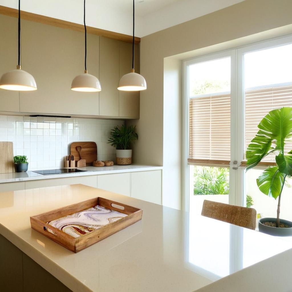 Decal Wooden Tray (GD6071)