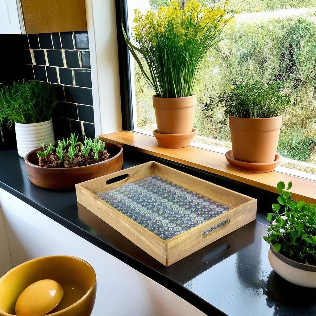 Decael Wooden Tray (GD6079)