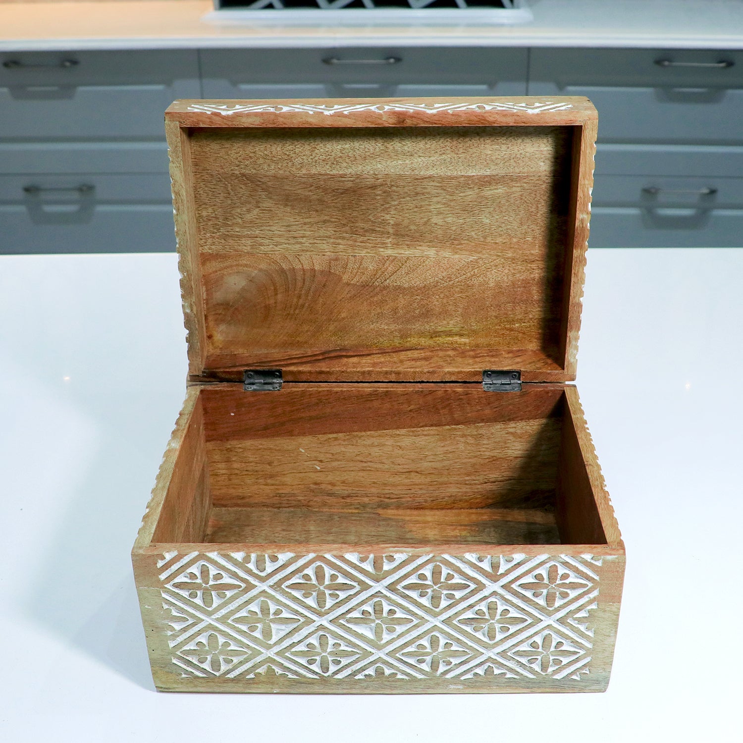 Carved Wooden Box