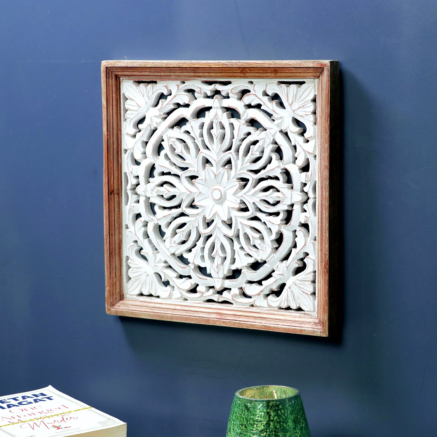 Wooden Mandala design cutwork wall décor
