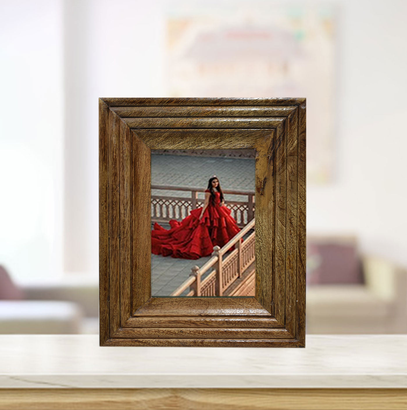 Wooden Carved Antique Photo Frame (GD1540)