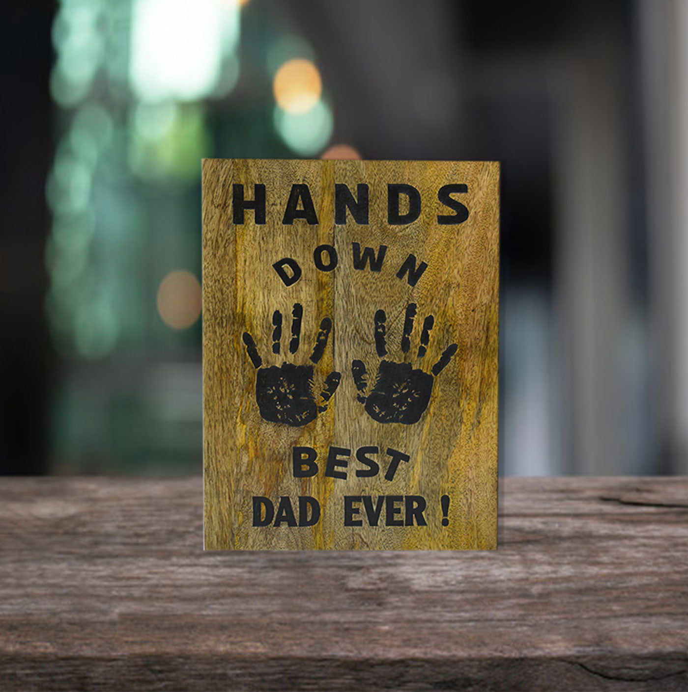 Wooden Engraved Signage (GD1584)