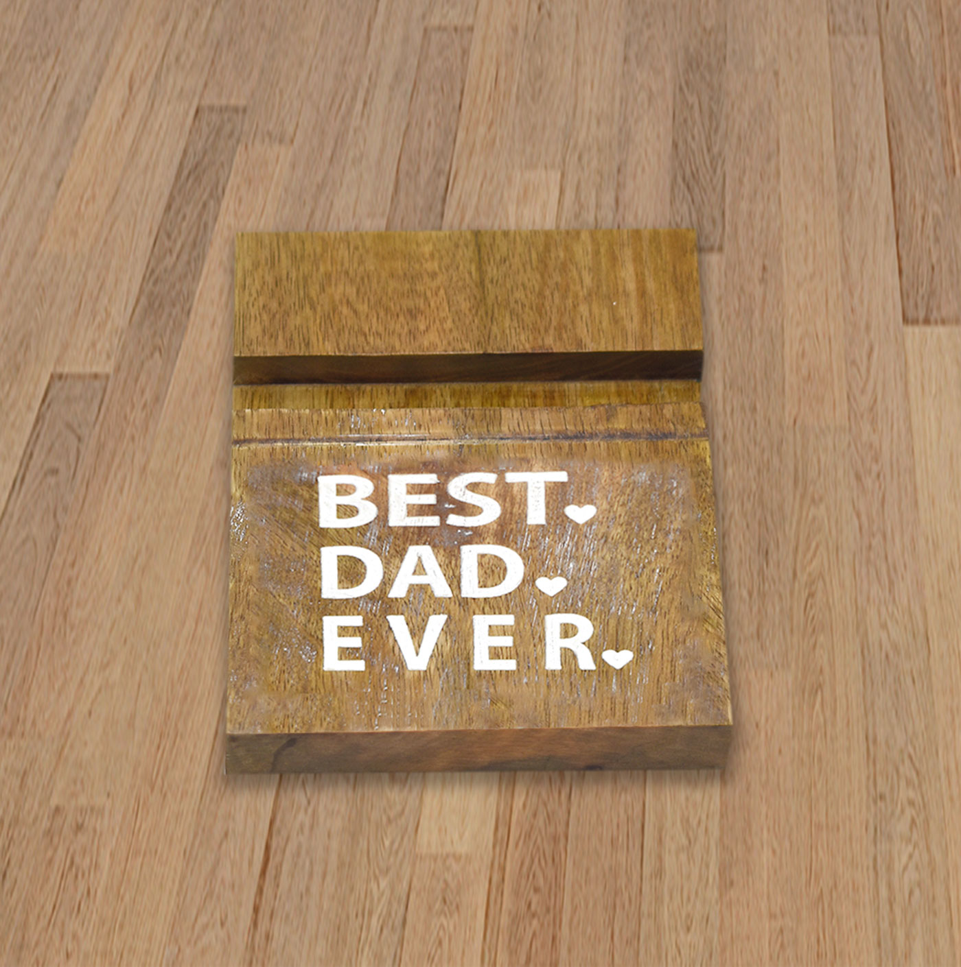 Wooden Engraved Mobile Stand (GD1593)