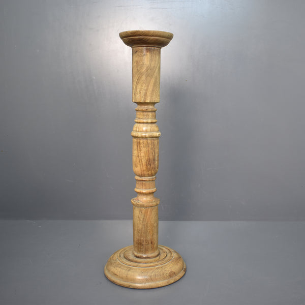 Carved Antique Candle Holder (GD1911)