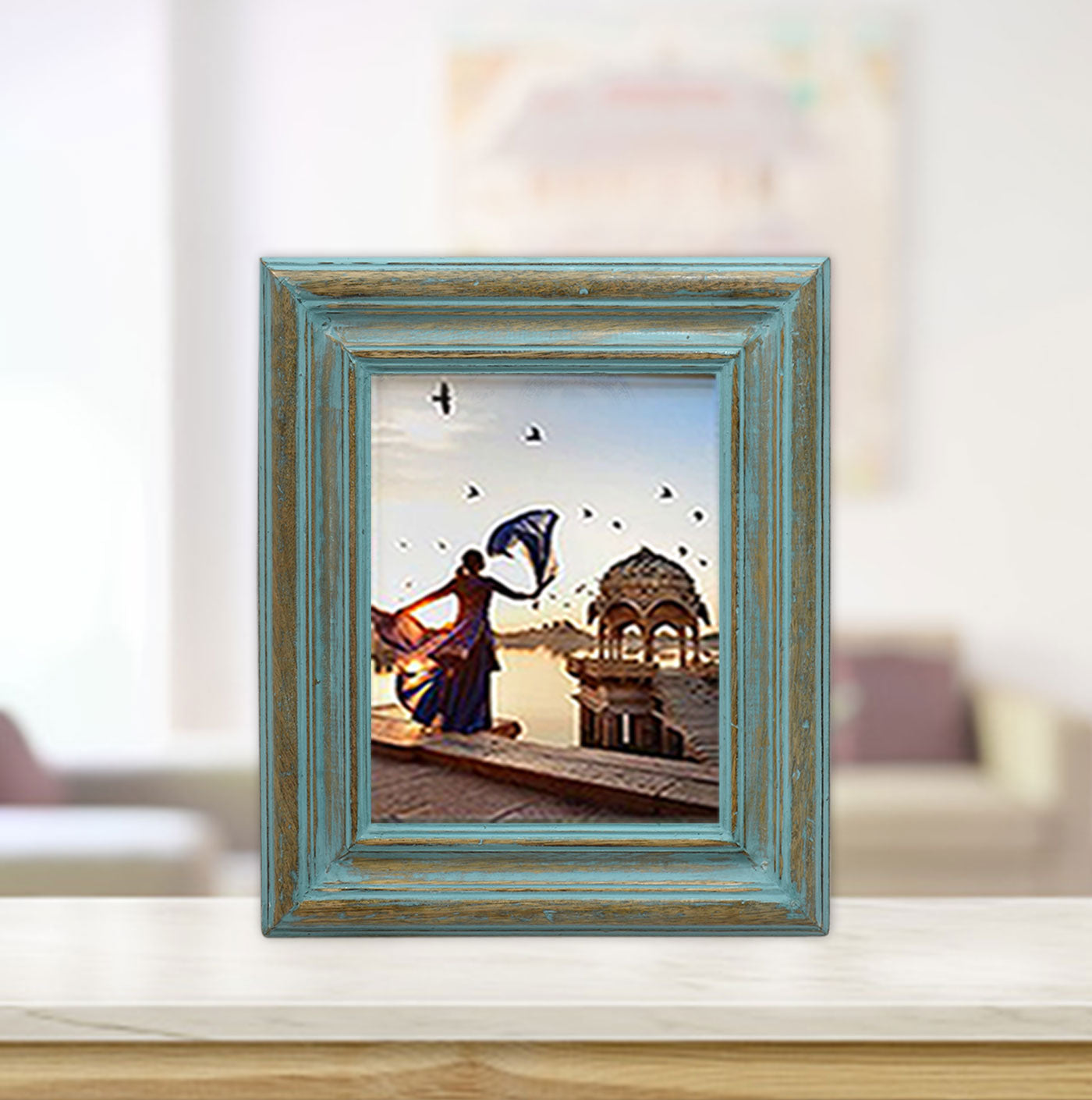 Wooden Carved Antique Photo Frame (GD1572)