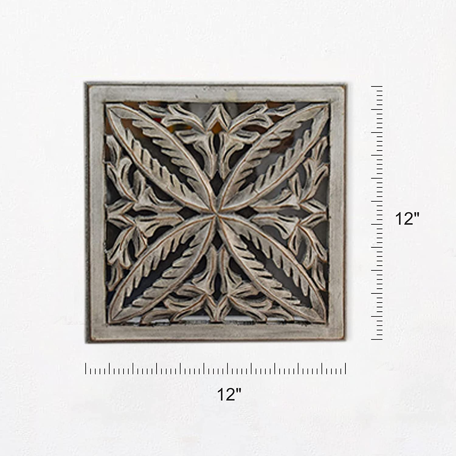 Wooden Carved Wall Panel, Set of 3 (GD2023A)
