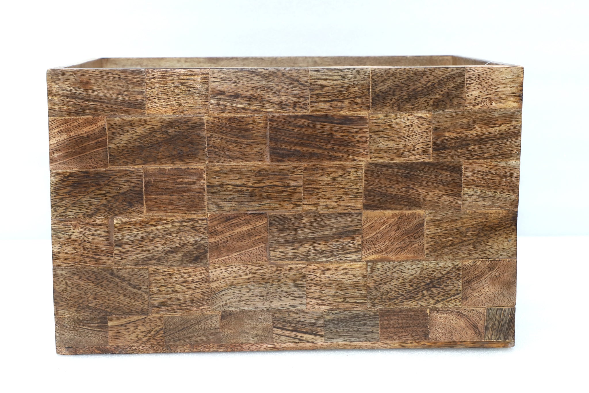 Wooden Carved Storage Crate