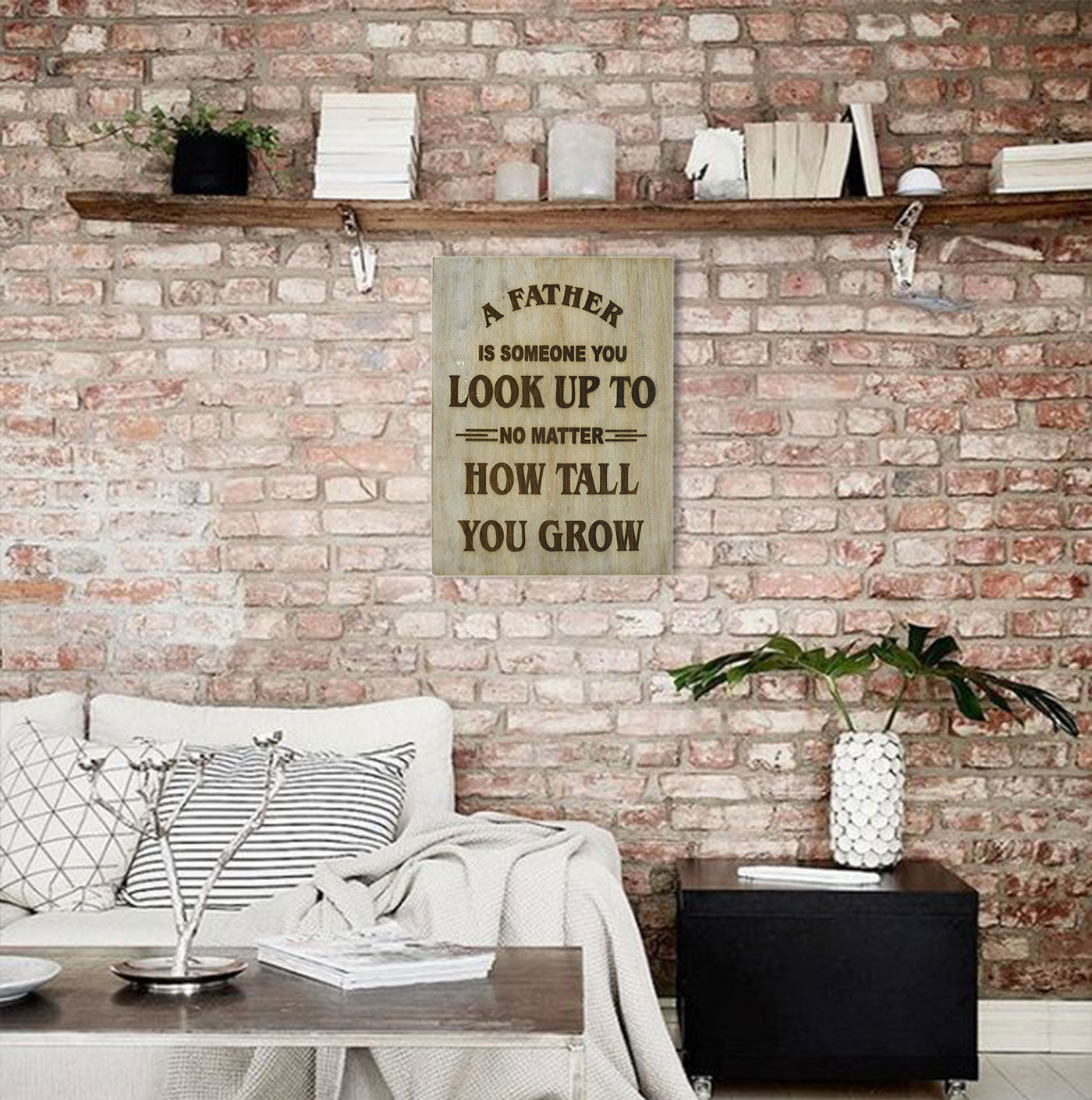 Wooden Engraved Signage (GD1580)