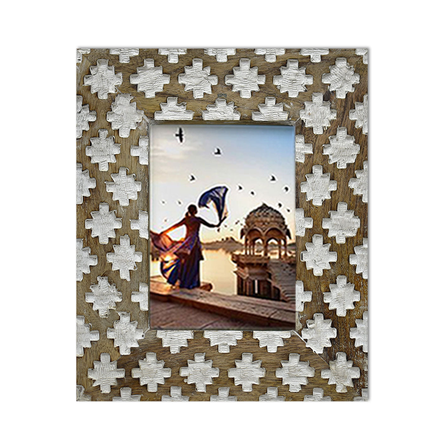 Wooden Carved Antique Photo Frame (GD1539)