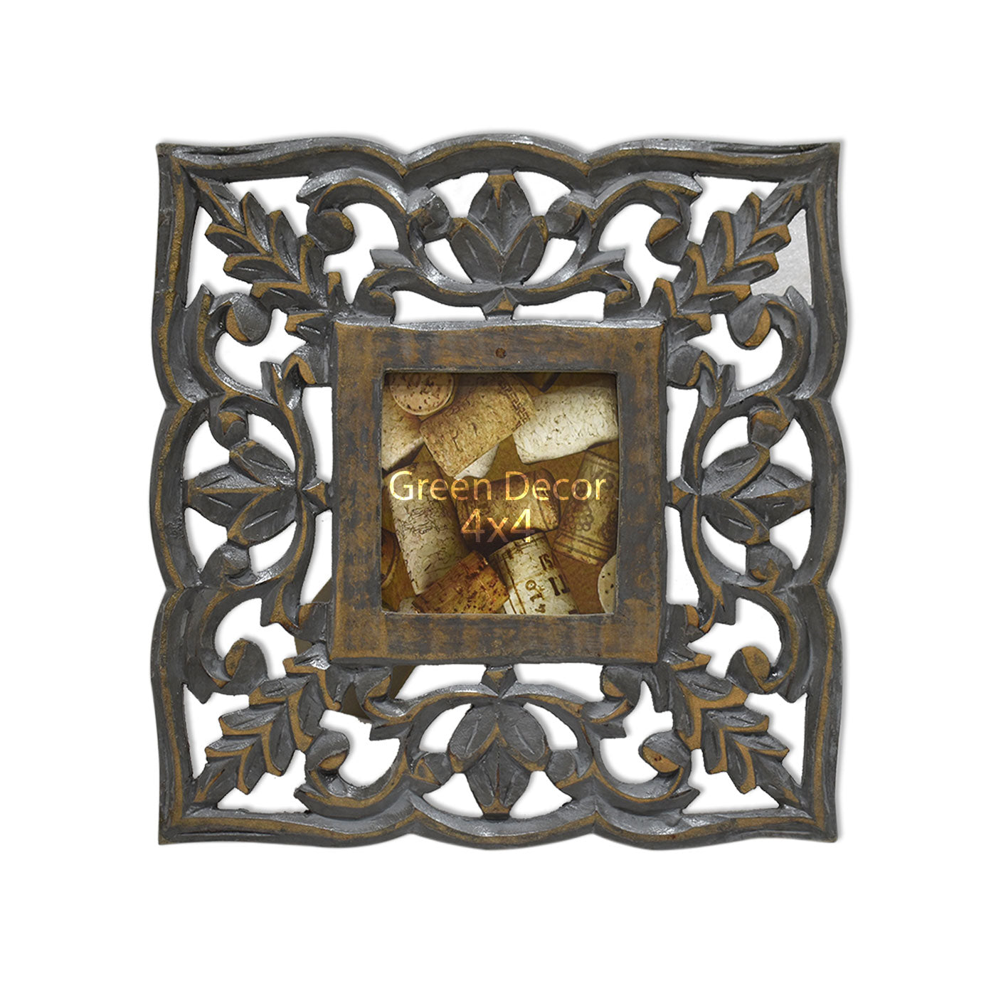 Wooden Carved Antique Photo Frame (GD1533)