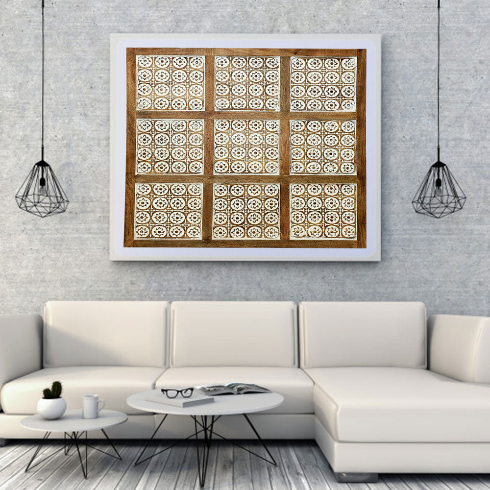 Wooden Carved Wall Panel