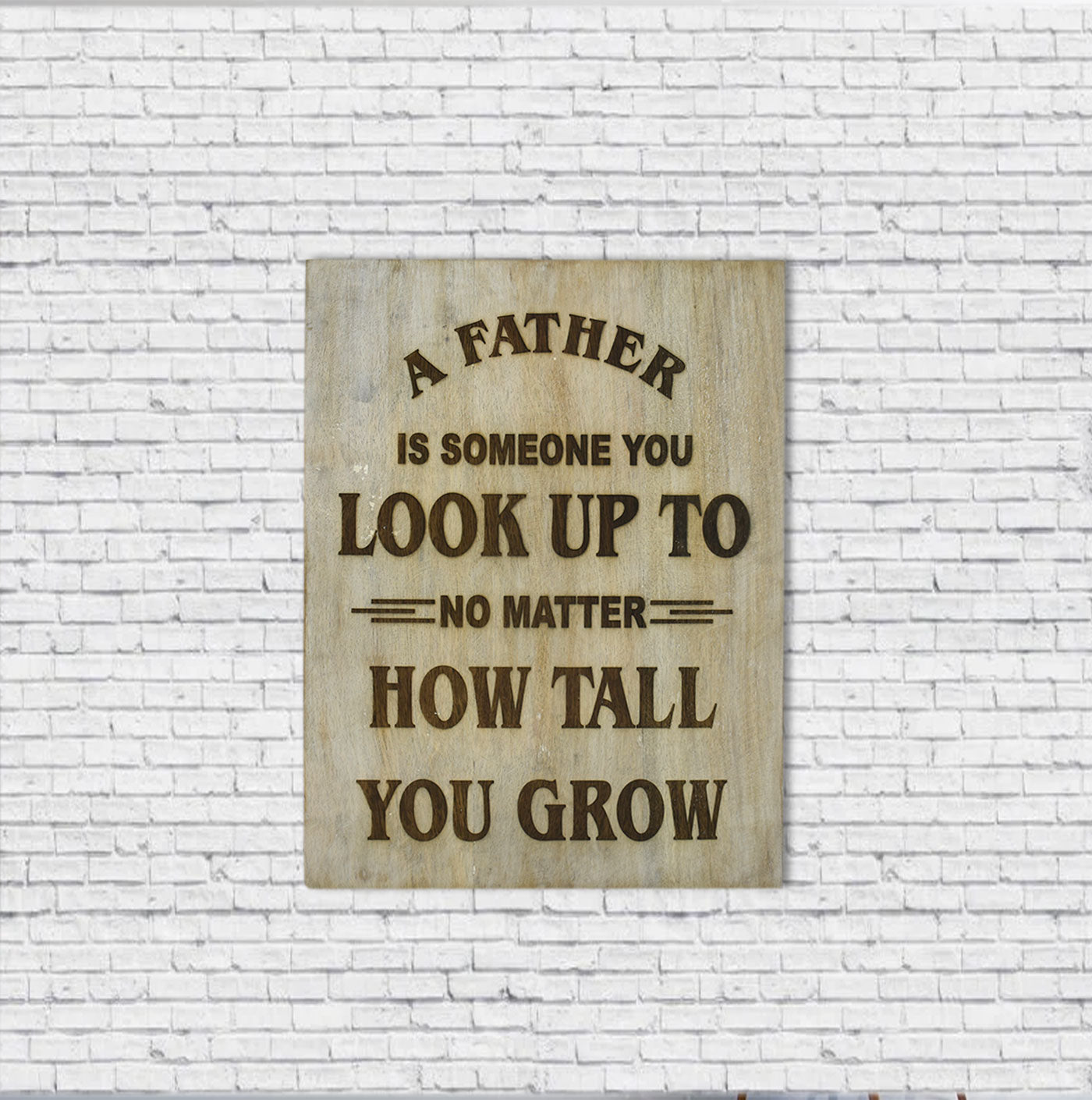 Wooden Engraved Signage (GD1580)