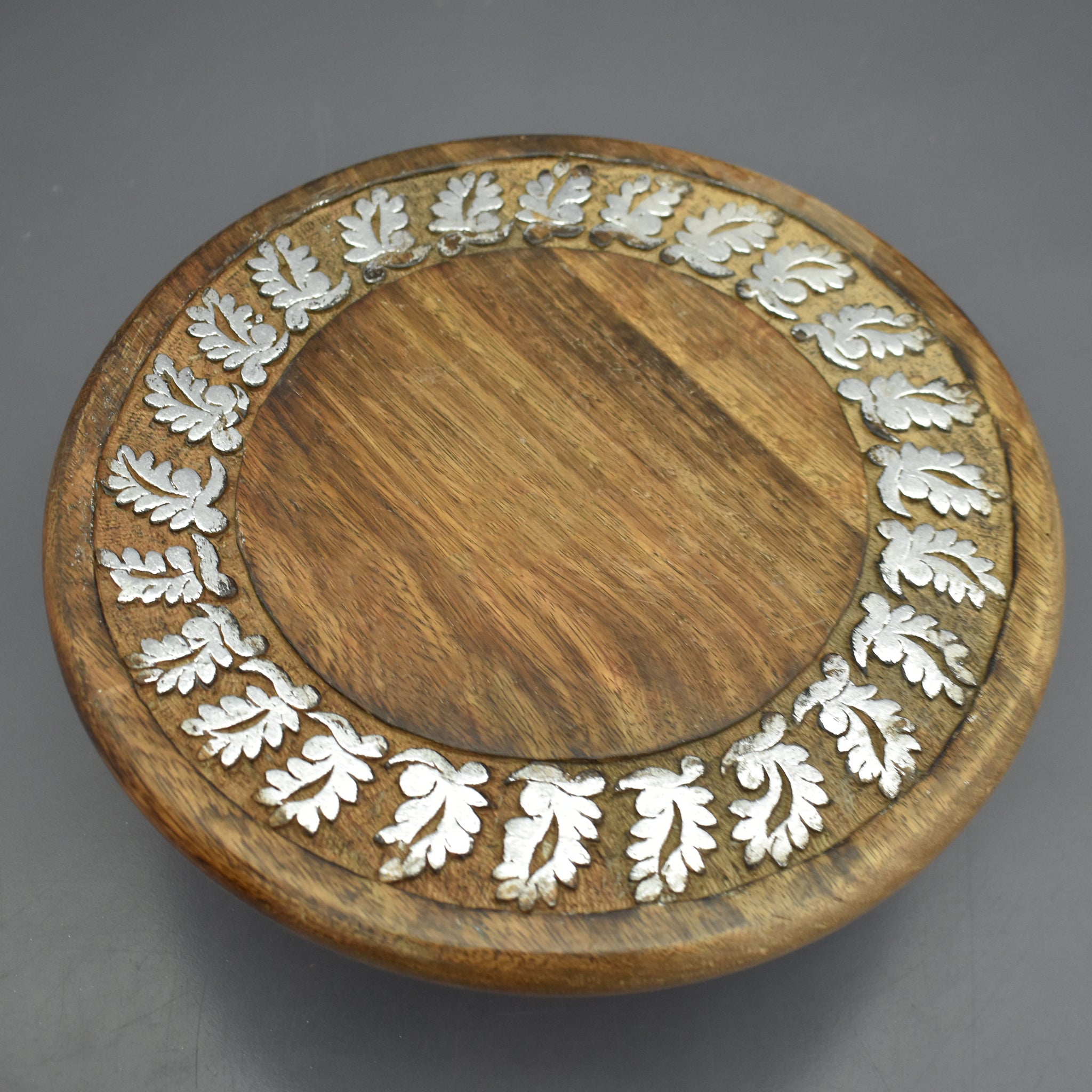 Wooden Carved, Cake Stand (GD1789)