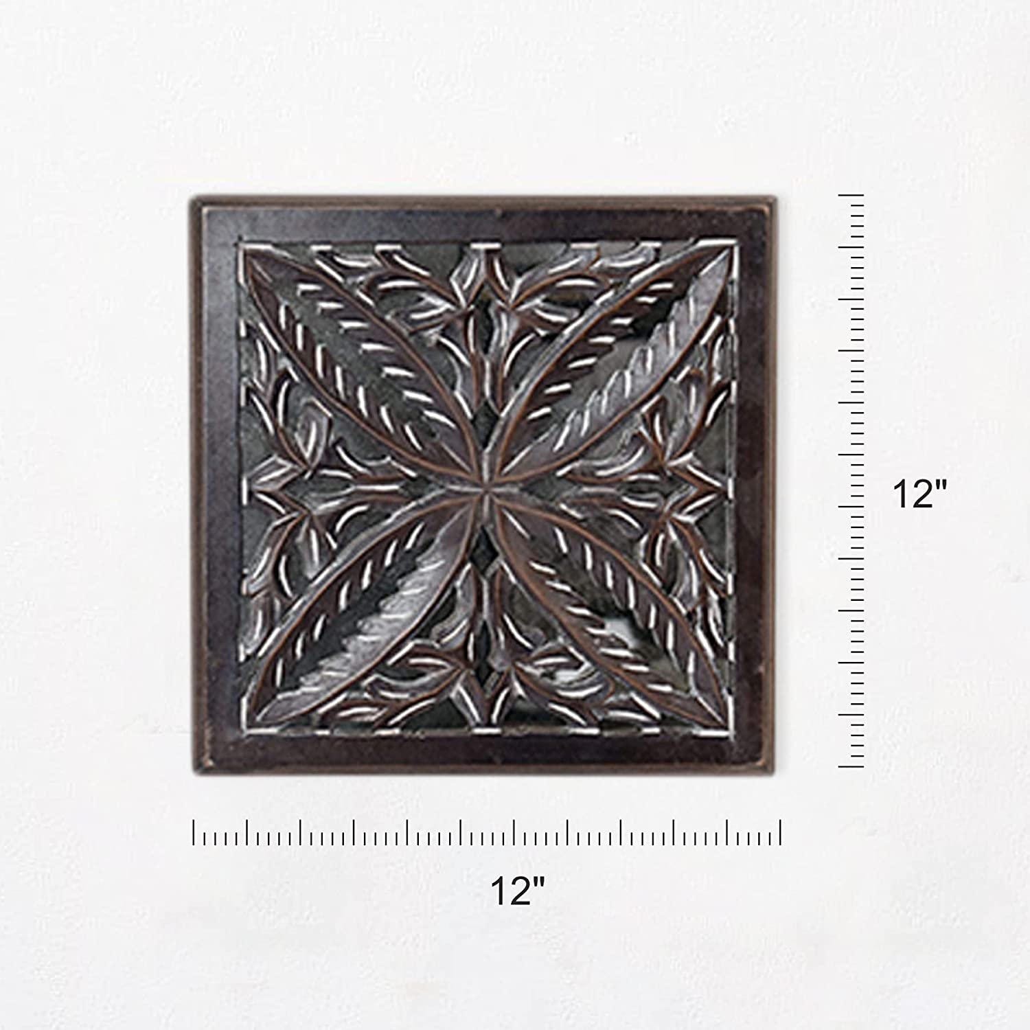 Wooden Carved Wall Panel, Set of 3 (GD2023B)