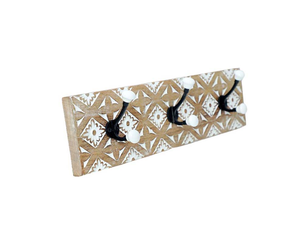 Wooden Metal Wall Hook